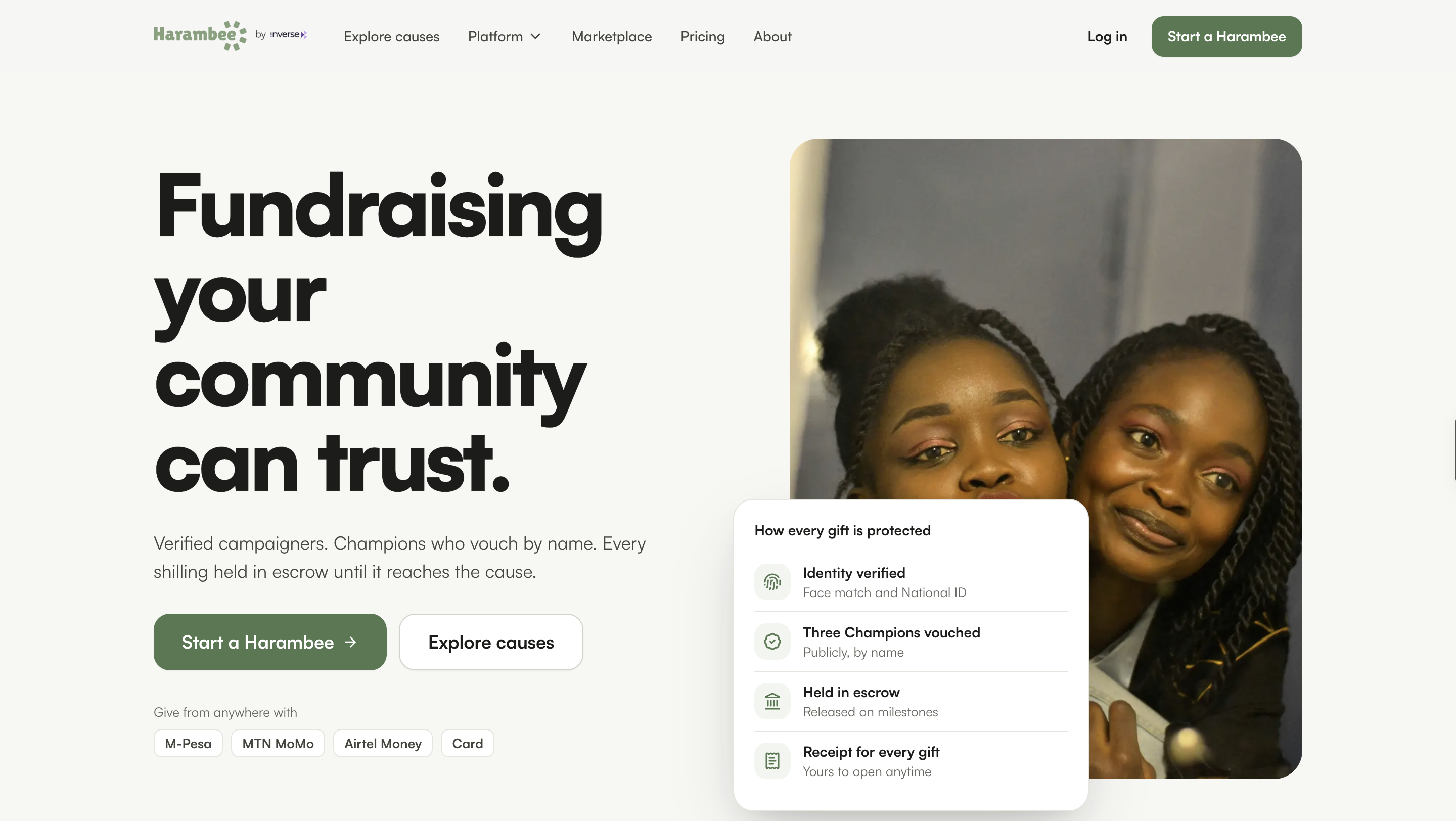 Harambee Platform Dashboard